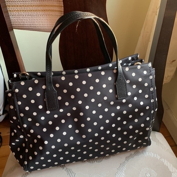Kate Spade Black and White Polka Dot Bag - Picture 4 of 9